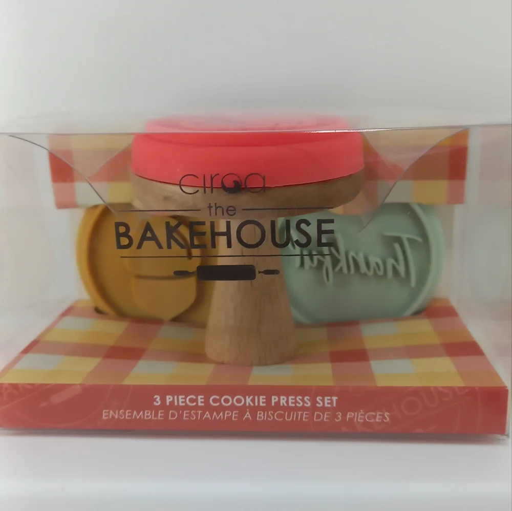 3 Piece Cookie Press Set - Picture 1 of 4